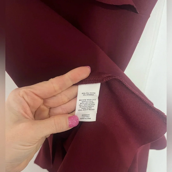 Chelsea28 Short Sleeve Ruffle Faux Wrap Minidress - Picture 5 of 5